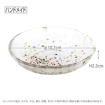 Amazon｜東洋佐々木ガラス お皿 いろしずく 豆皿 日本製 小皿
